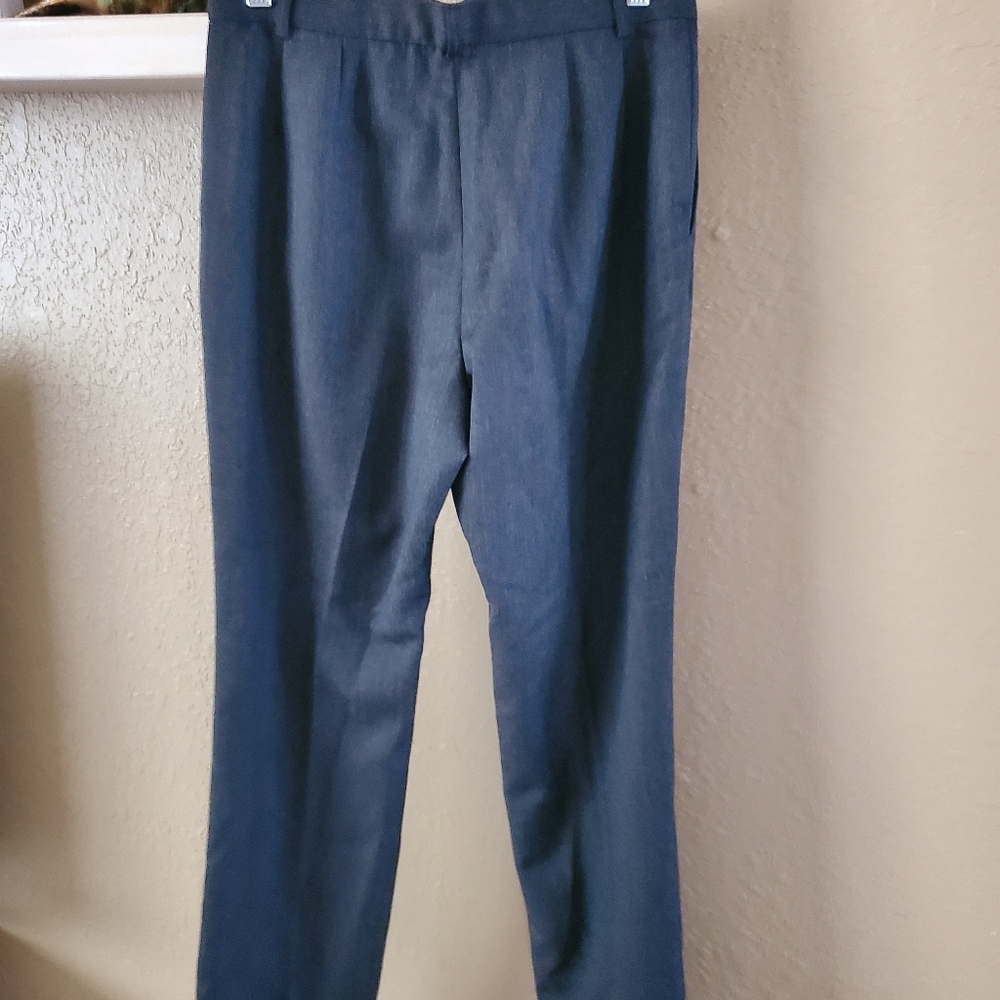 Pendleton Petite Gray Virgin Wool Lined Pants 8 - image 3